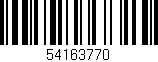 Código de barras (EAN, GTIN, SKU, ISBN): '54163770'