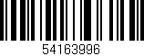Código de barras (EAN, GTIN, SKU, ISBN): '54163996'