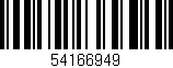Código de barras (EAN, GTIN, SKU, ISBN): '54166949'
