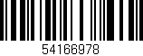 Código de barras (EAN, GTIN, SKU, ISBN): '54166978'