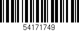 Código de barras (EAN, GTIN, SKU, ISBN): '54171749'