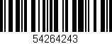 Código de barras (EAN, GTIN, SKU, ISBN): '54264243'