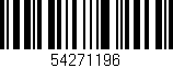 Código de barras (EAN, GTIN, SKU, ISBN): '54271196'