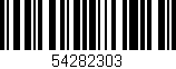 Código de barras (EAN, GTIN, SKU, ISBN): '54282303'