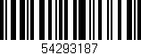 Código de barras (EAN, GTIN, SKU, ISBN): '54293187'