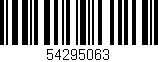 Código de barras (EAN, GTIN, SKU, ISBN): '54295063'