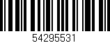 Código de barras (EAN, GTIN, SKU, ISBN): '54295531'