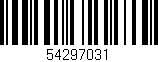 Código de barras (EAN, GTIN, SKU, ISBN): '54297031'