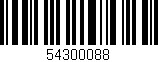 Código de barras (EAN, GTIN, SKU, ISBN): '54300088'