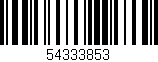 Código de barras (EAN, GTIN, SKU, ISBN): '54333853'