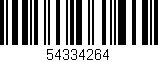 Código de barras (EAN, GTIN, SKU, ISBN): '54334264'