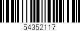 Código de barras (EAN, GTIN, SKU, ISBN): '54352117'