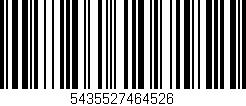 Código de barras (EAN, GTIN, SKU, ISBN): '5435527464526'