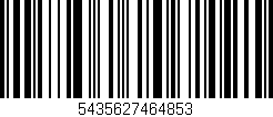 Código de barras (EAN, GTIN, SKU, ISBN): '5435627464853'