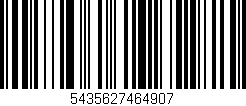 Código de barras (EAN, GTIN, SKU, ISBN): '5435627464907'
