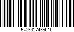 Código de barras (EAN, GTIN, SKU, ISBN): '5435627465010'