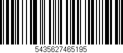 Código de barras (EAN, GTIN, SKU, ISBN): '5435627465195'