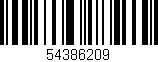 Código de barras (EAN, GTIN, SKU, ISBN): '54386209'
