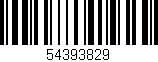 Código de barras (EAN, GTIN, SKU, ISBN): '54393829'