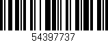 Código de barras (EAN, GTIN, SKU, ISBN): '54397737'