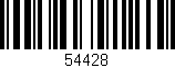Código de barras (EAN, GTIN, SKU, ISBN): '54428'