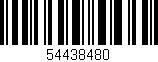 Código de barras (EAN, GTIN, SKU, ISBN): '54438480'