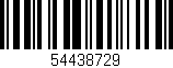 Código de barras (EAN, GTIN, SKU, ISBN): '54438729'