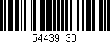 Código de barras (EAN, GTIN, SKU, ISBN): '54439130'