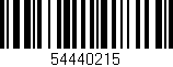 Código de barras (EAN, GTIN, SKU, ISBN): '54440215'