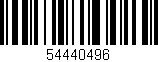 Código de barras (EAN, GTIN, SKU, ISBN): '54440496'