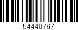 Código de barras (EAN, GTIN, SKU, ISBN): '54440767'
