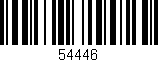 Código de barras (EAN, GTIN, SKU, ISBN): '54446'
