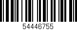 Código de barras (EAN, GTIN, SKU, ISBN): '54446755'