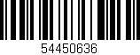 Código de barras (EAN, GTIN, SKU, ISBN): '54450636'