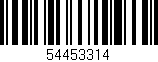 Código de barras (EAN, GTIN, SKU, ISBN): '54453314'