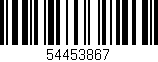Código de barras (EAN, GTIN, SKU, ISBN): '54453867'