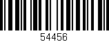 Código de barras (EAN, GTIN, SKU, ISBN): '54456'