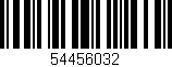 Código de barras (EAN, GTIN, SKU, ISBN): '54456032'