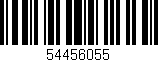 Código de barras (EAN, GTIN, SKU, ISBN): '54456055'