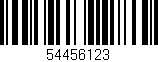 Código de barras (EAN, GTIN, SKU, ISBN): '54456123'