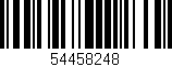 Código de barras (EAN, GTIN, SKU, ISBN): '54458248'