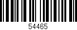 Código de barras (EAN, GTIN, SKU, ISBN): '54465'