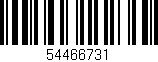 Código de barras (EAN, GTIN, SKU, ISBN): '54466731'