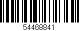 Código de barras (EAN, GTIN, SKU, ISBN): '54468841'