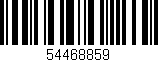 Código de barras (EAN, GTIN, SKU, ISBN): '54468859'