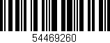 Código de barras (EAN, GTIN, SKU, ISBN): '54469260'