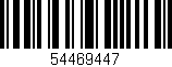 Código de barras (EAN, GTIN, SKU, ISBN): '54469447'