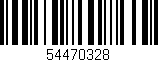 Código de barras (EAN, GTIN, SKU, ISBN): '54470328'
