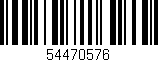 Código de barras (EAN, GTIN, SKU, ISBN): '54470576'