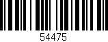Código de barras (EAN, GTIN, SKU, ISBN): '54475'